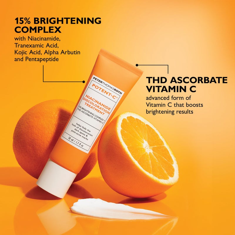 Peter Thomas Roth | Potent-C Niacinamide Discoloration Treatment for Discoloration, Dark Spots and Post-Acne Marks, Intensive Brightening Treatment with Vitamin C and Niacinamide - Image 3